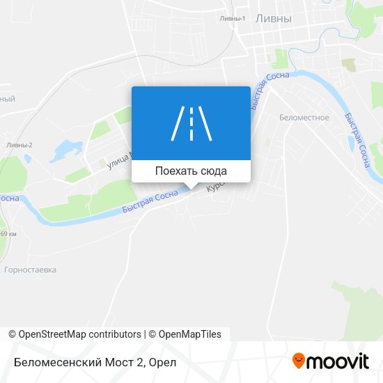 Карта Беломесенский Мост 2