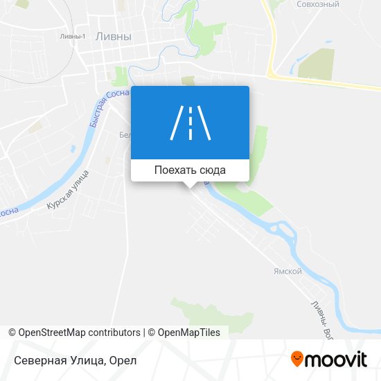 Карта Северная Улица