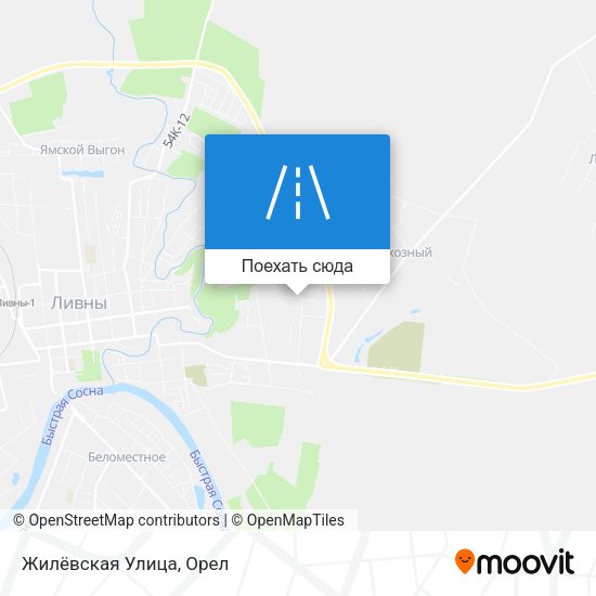 Карта Жилёвская Улица
