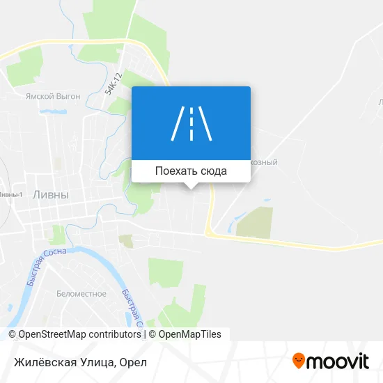 Карта Жилёвская Улица