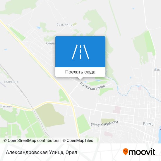 Карта Александровская Улица