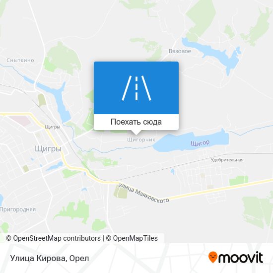 Карта Улица Кирова