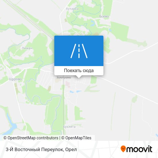 Карта 3-Й Восточный Переулок