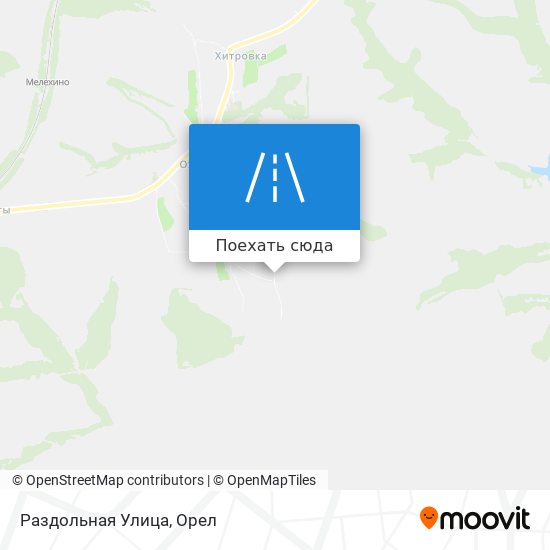 Карта Раздольная Улица