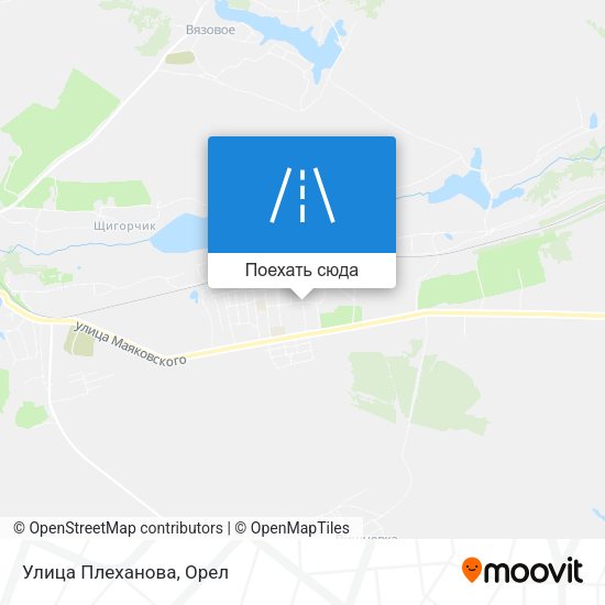Карта Улица Плеханова