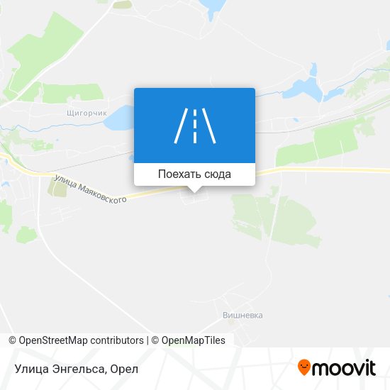 Карта Улица Энгельса