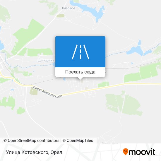 Карта Улица Котовского