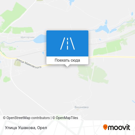 Карта Улица Ушакова