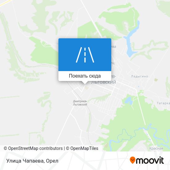 Карта Улица Чапаева