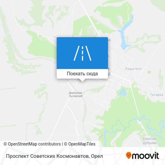 Карта Проспект Советских Космонавтов