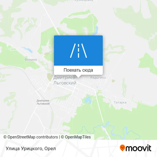 Карта Улица Урицкого