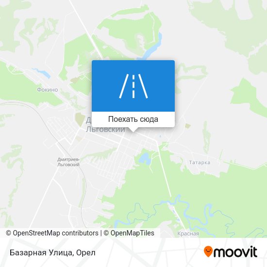 Карта Базарная Улица