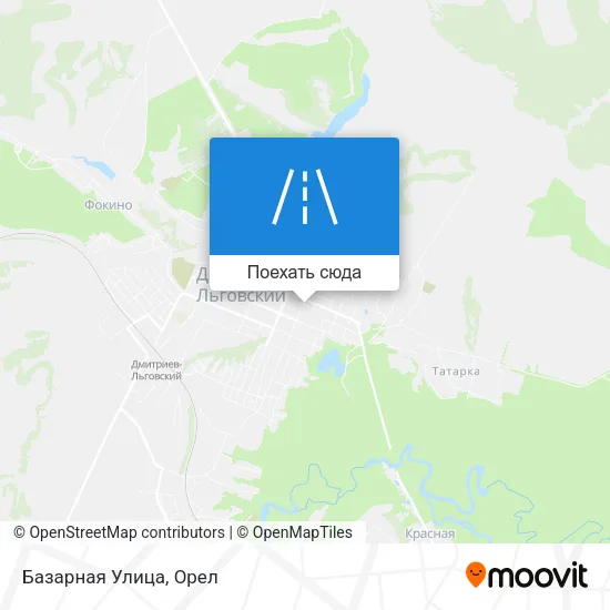 Карта Базарная Улица