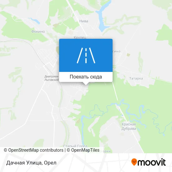Карта Дачная Улица