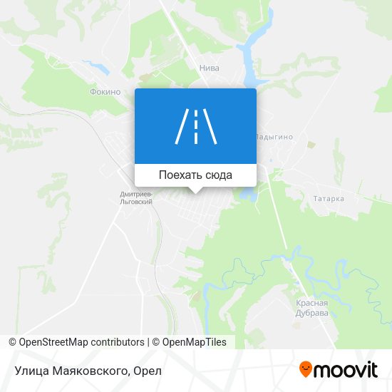 Карта Улица Маяковского
