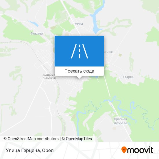Карта Улица Герцена
