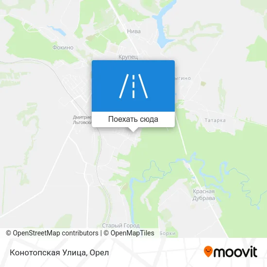 Карта Конотопская Улица