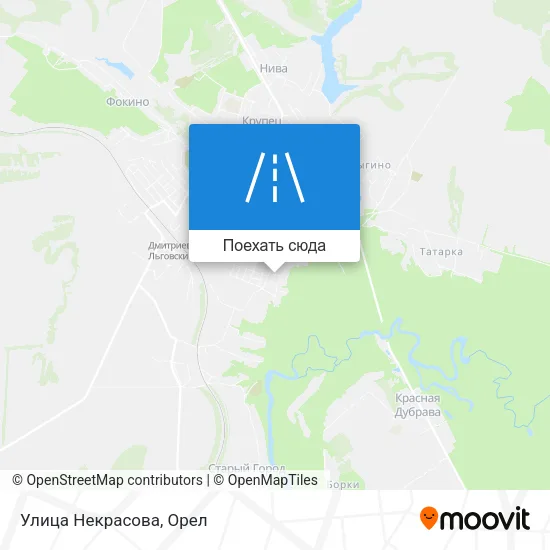 Карта Улица Некрасова