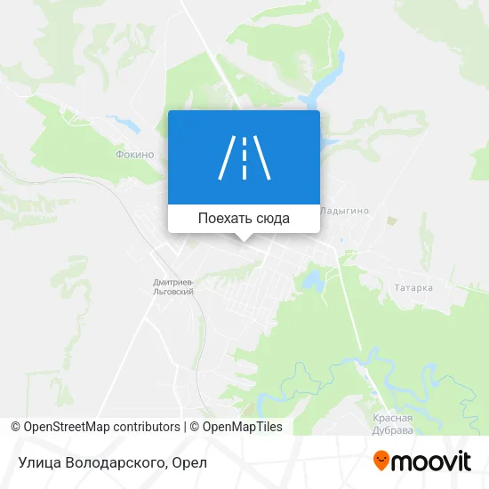 Карта Улица Володарского