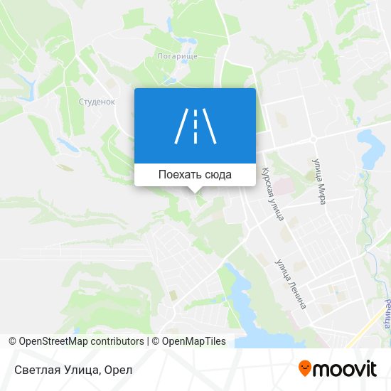 Карта Светлая Улица