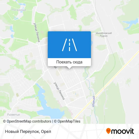 Карта Новый Переулок