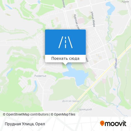 Карта Прудная Улица