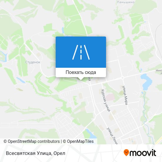 Карта Всесвятская Улица