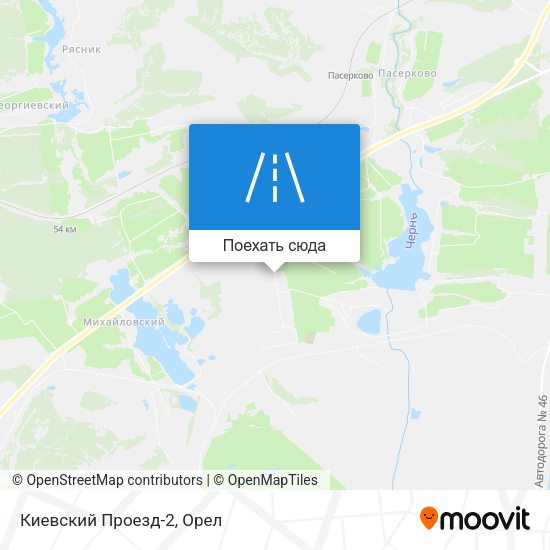 Карта Киевский Проезд-2
