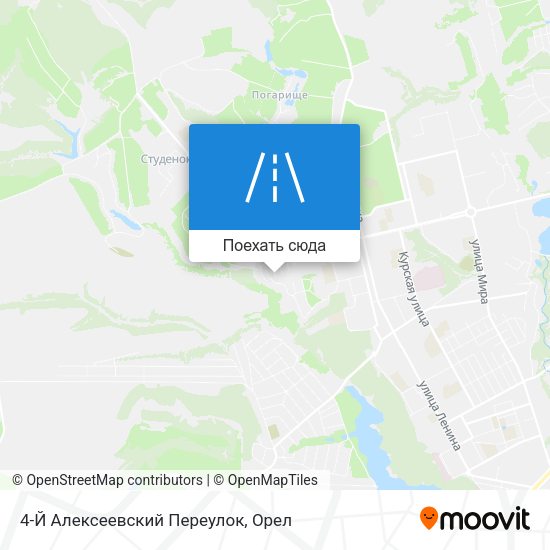 Карта 4-Й Алексеевский Переулок
