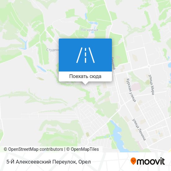 Карта 5-Й Алексеевский Переулок