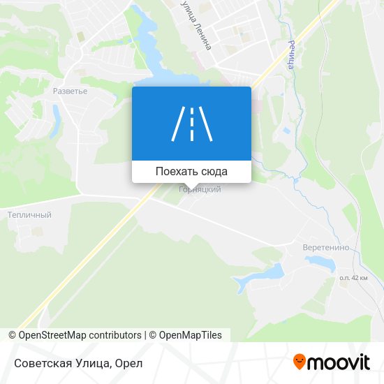 Карта Советская Улица