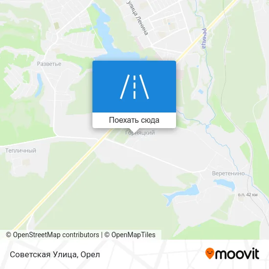 Карта Советская Улица