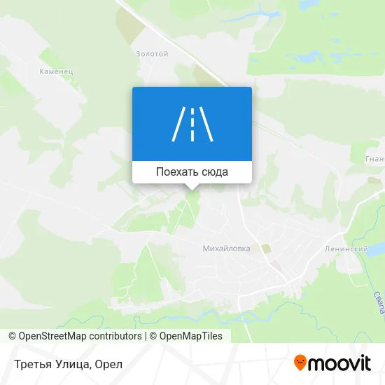 Карта Третья Улица