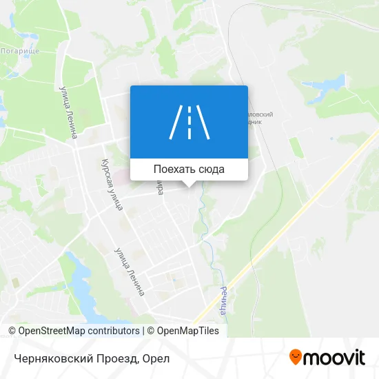 Карта Черняковский Проезд