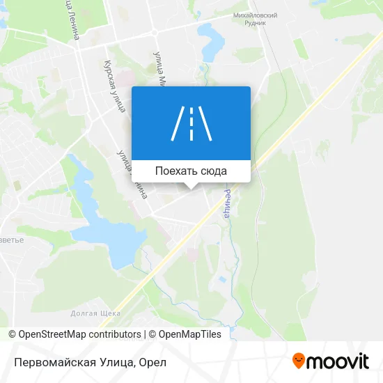Карта Первомайская Улица