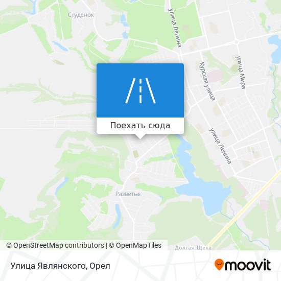 Карта Улица Являнского