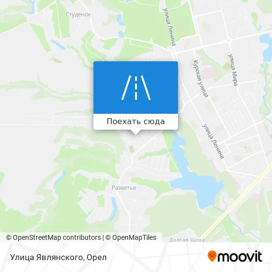 Карта Улица Являнского