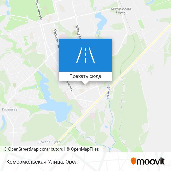 Карта Комсомольская Улица
