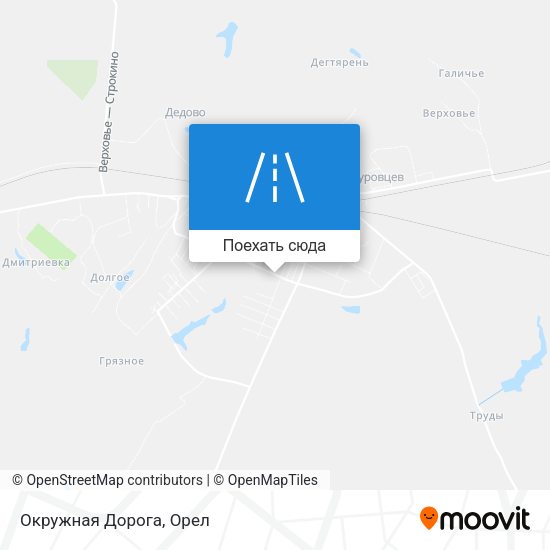 Карта Окружная Дорога