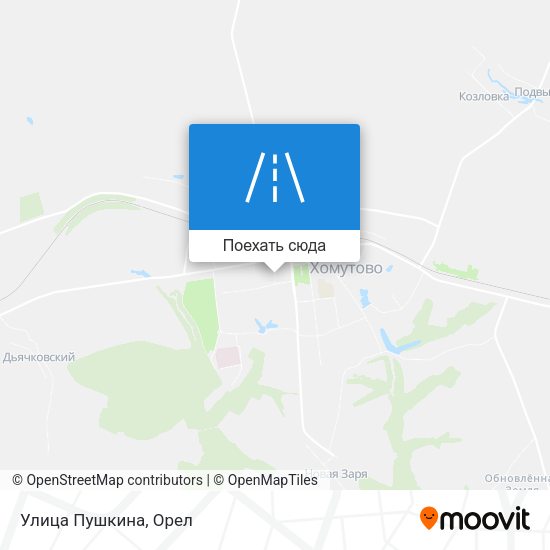 Карта Улица Пушкина