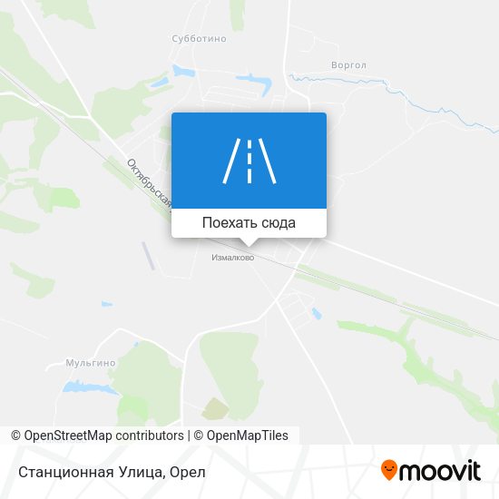 Карта Станционная Улица