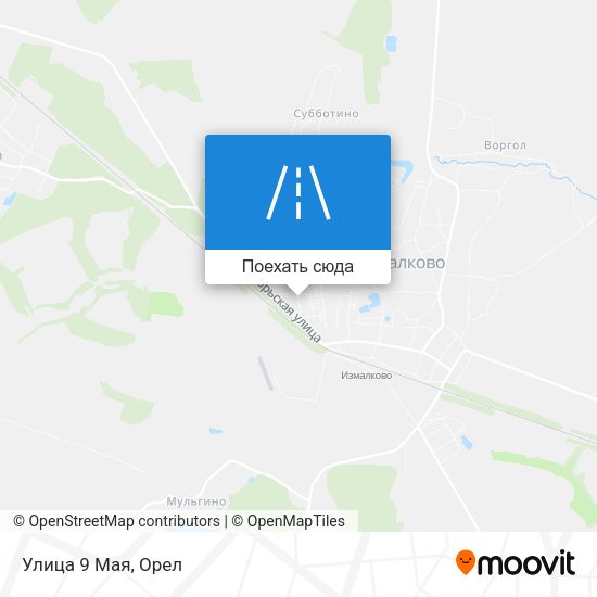 Карта Улица 9 Мая
