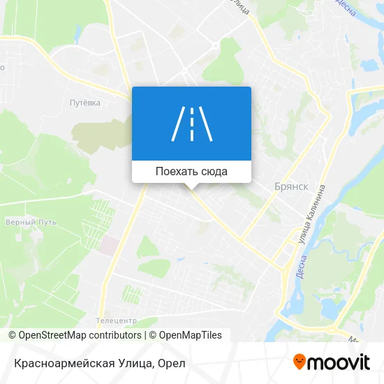 Карта Красноармейская Улица