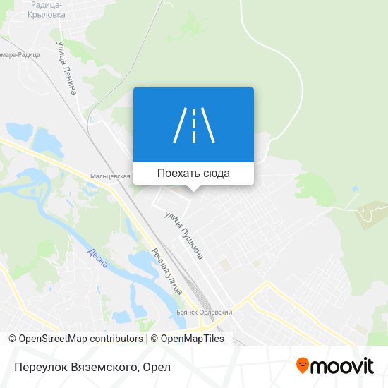 Карта Переулок Вяземского