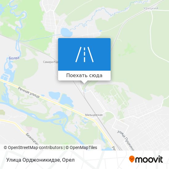 Карта Улица Орджоникидзе