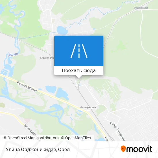 Карта Улица Орджоникидзе