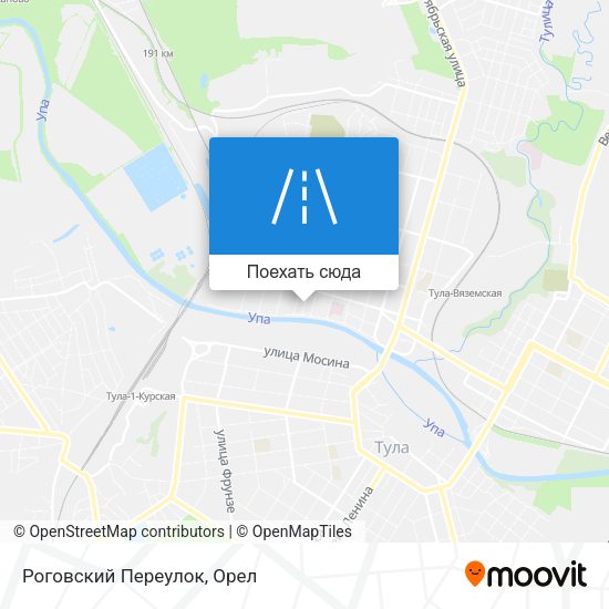 Карта Роговский Переулок