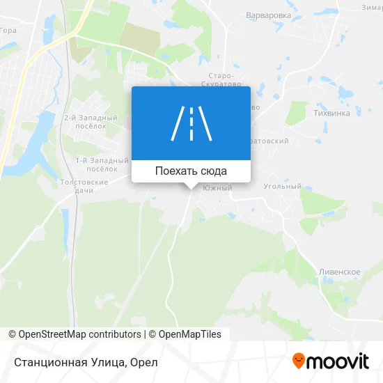 Карта Станционная Улица