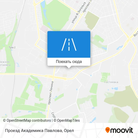 Карта Проезд Академика Павлова