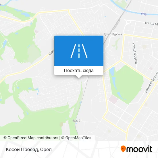 Карта Косой Проезд